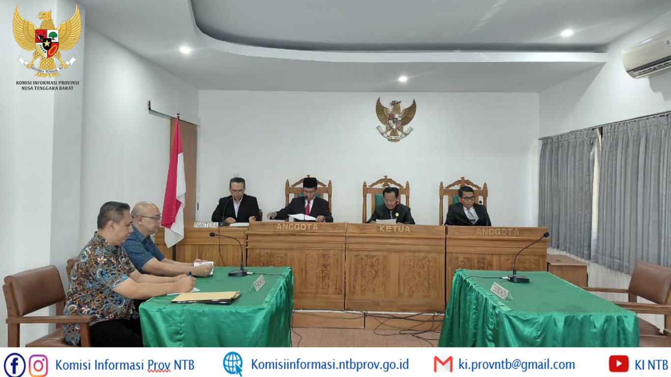 Termohon Mangkir, Sidang Sengketa Informasi Winoto vs BPN Lombok Tengah Ditunda