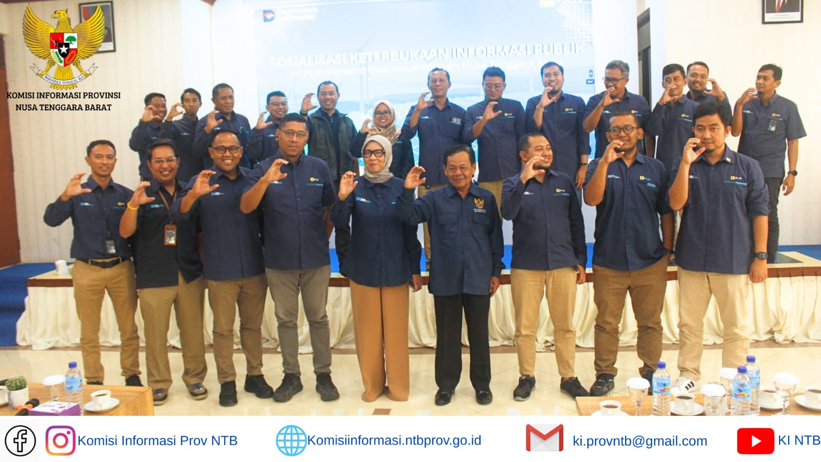 Ketua KI NTB Jadi Narasumber Sosialisasi Keterbukaan Informasi Publik di PLN
