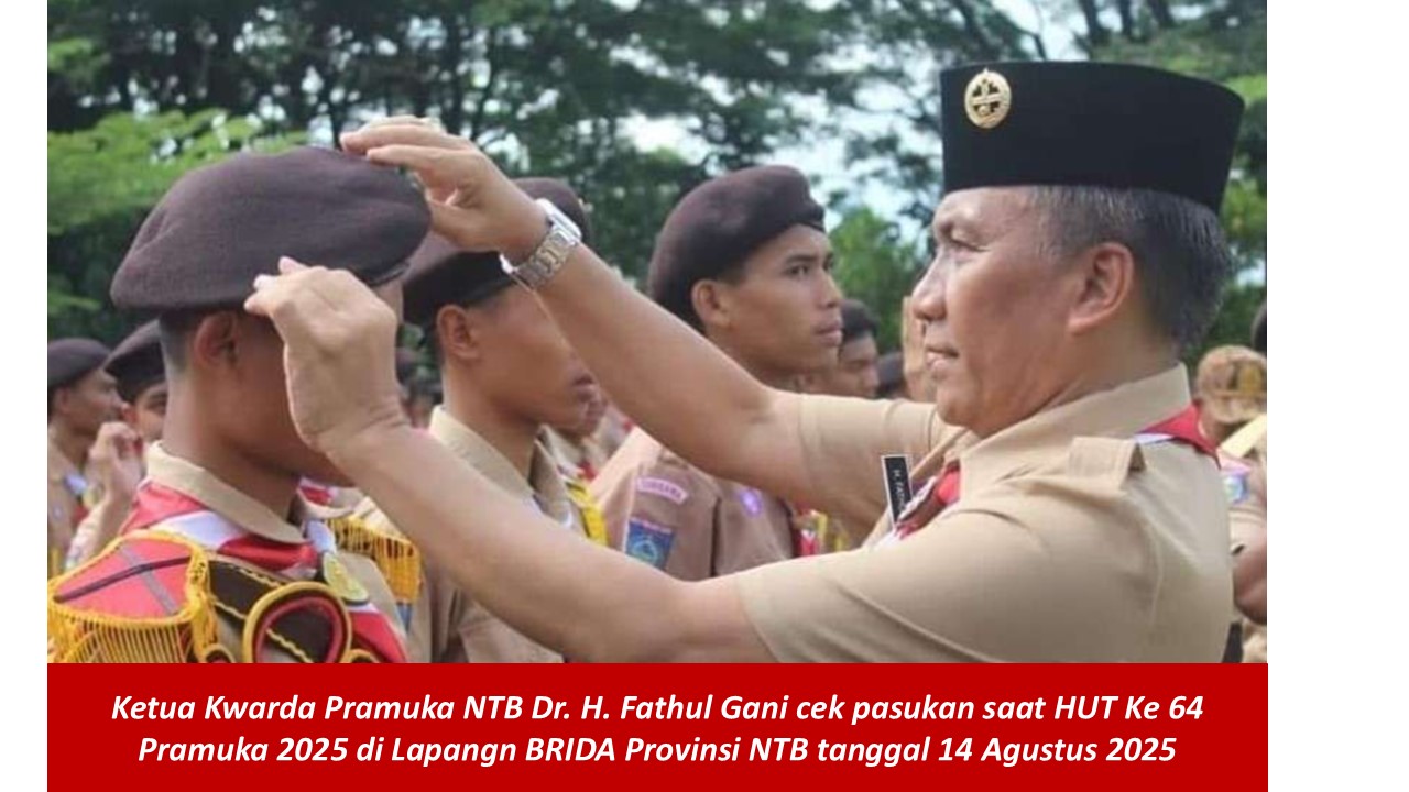 Pramuka NTB Dorong Kolaborasi Bangun Karakter dan Kemandirian Generasi Muda