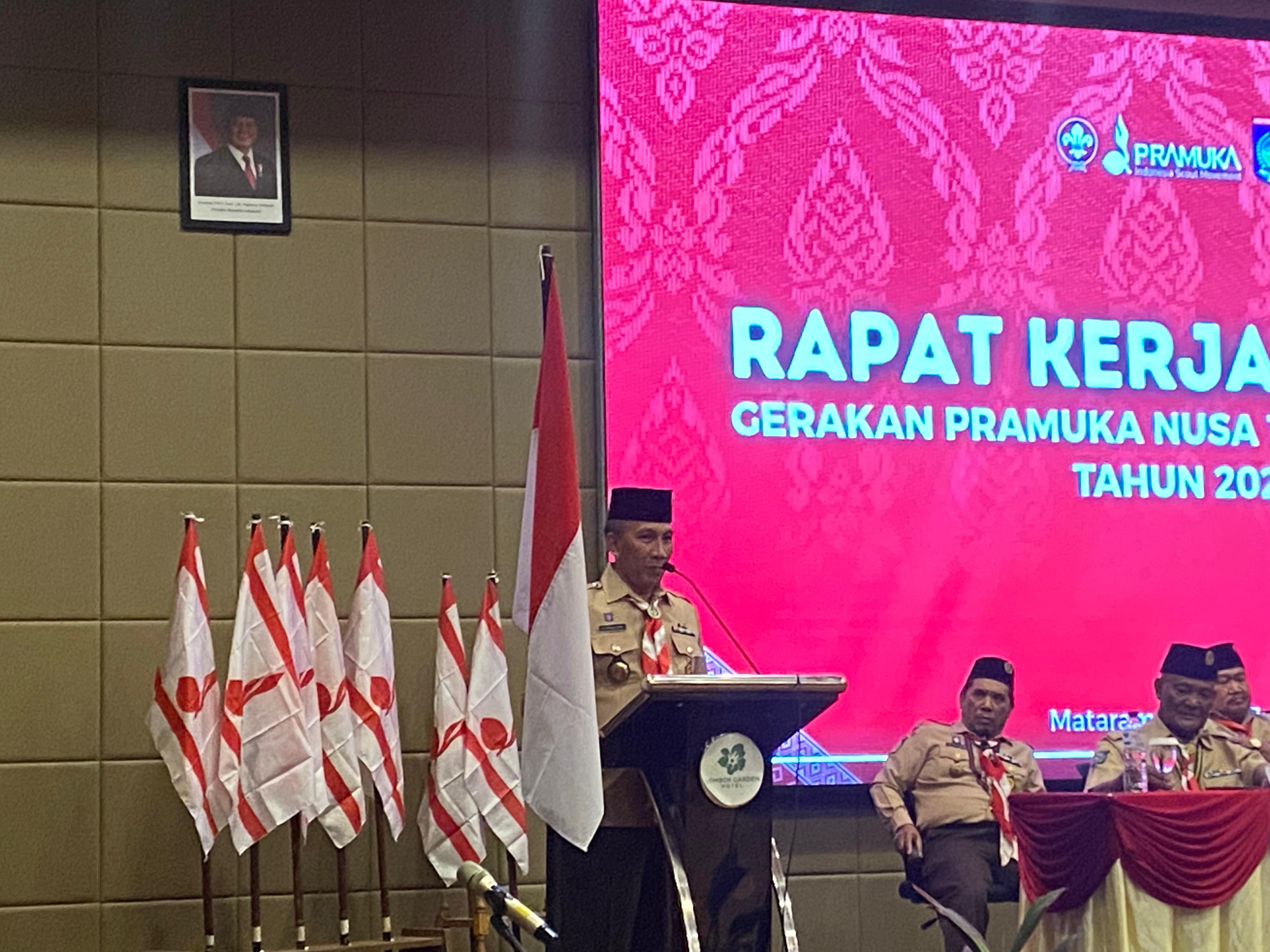Dr. H. Fathul Gani., M.Si Resmi Buka Rakerda Pramuka 2025